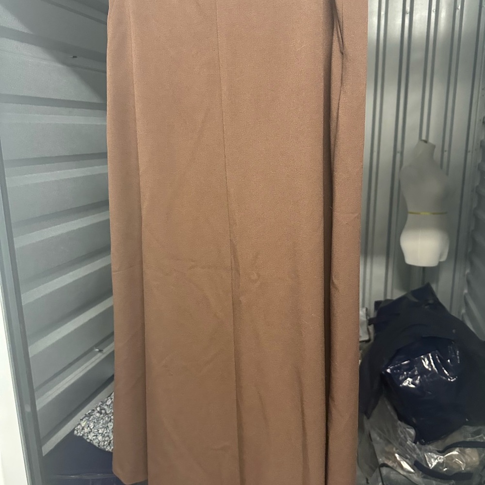 Nordstrom Classic Brown A-Line Skirt